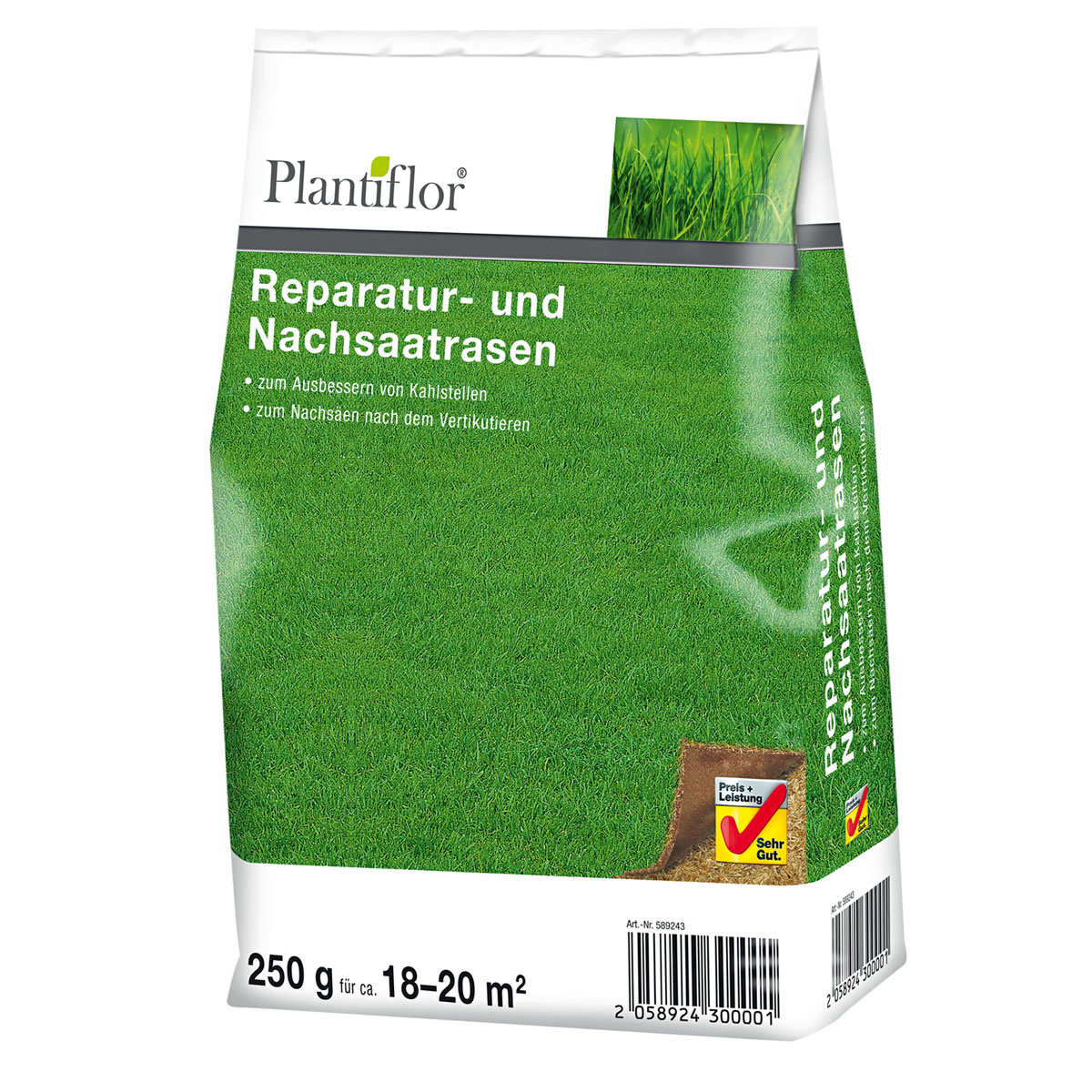 Plantiflor Reparatur- und Nachsaatrasen 250g