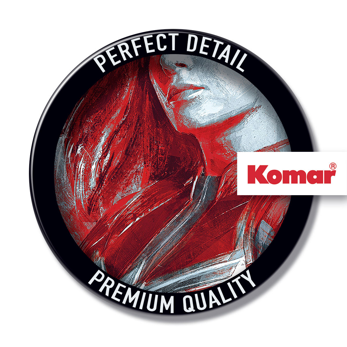 Komar  Selbstklebende Vlies Fototapete rund Avengers Painting Captain Marvel Durchmesser 125 cm Bild 3