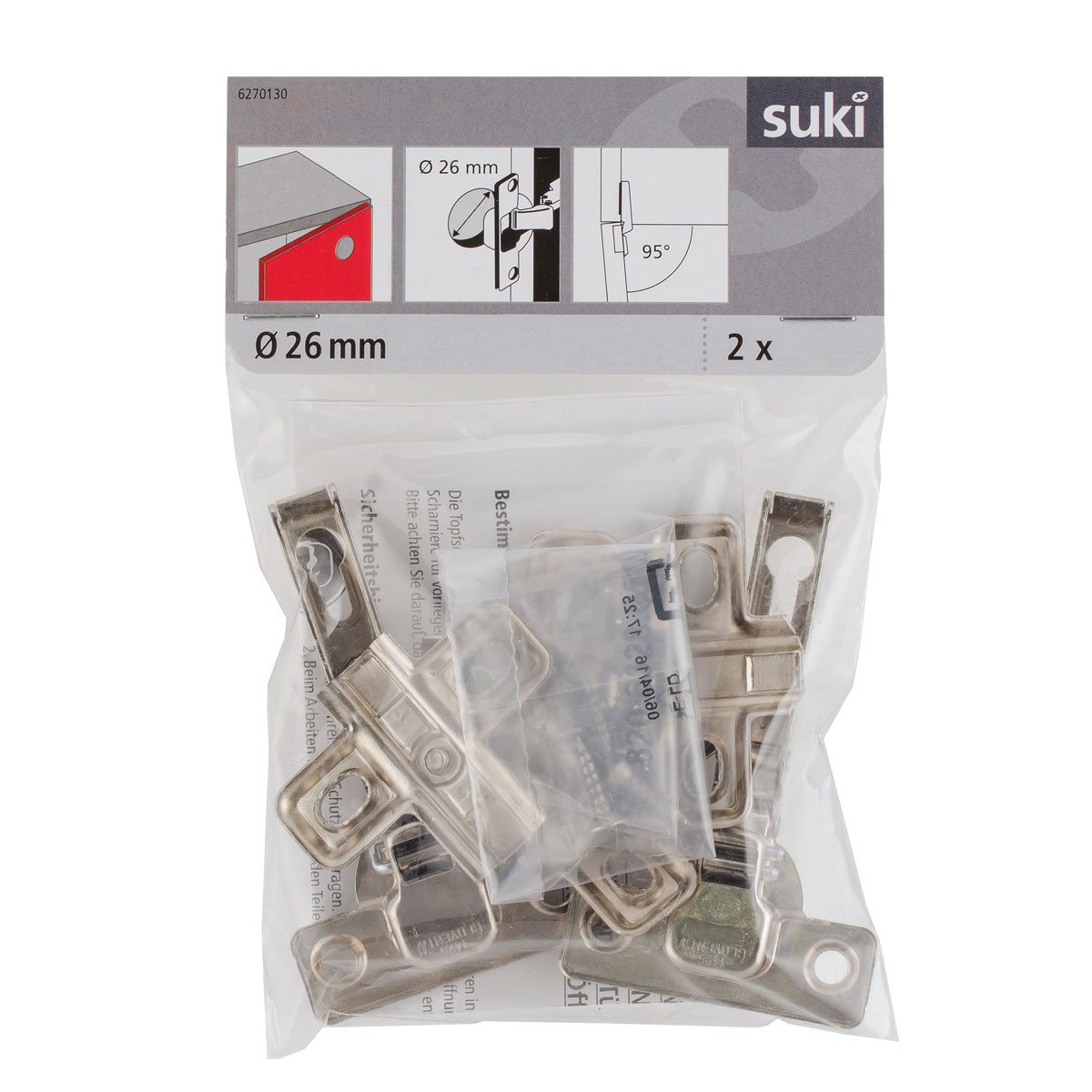 Suki Topfscharnier mit Feder 2 Stück Bild 1