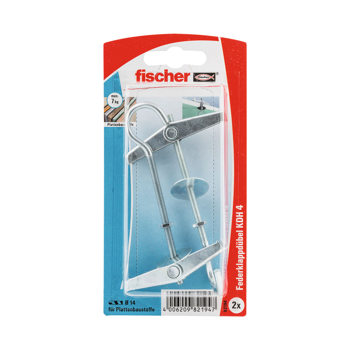 Fischer Kippübel KDH 4 mit Haken 2 Stück