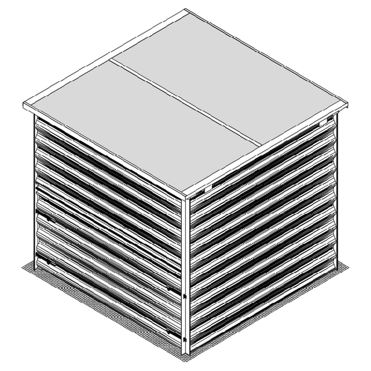 Vitavia Komposter Tomma schwarz