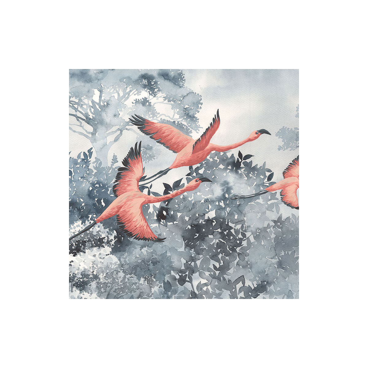 Komar  Vlies Fototapete Flamingos in the Sky 400x280 cm Bild 6