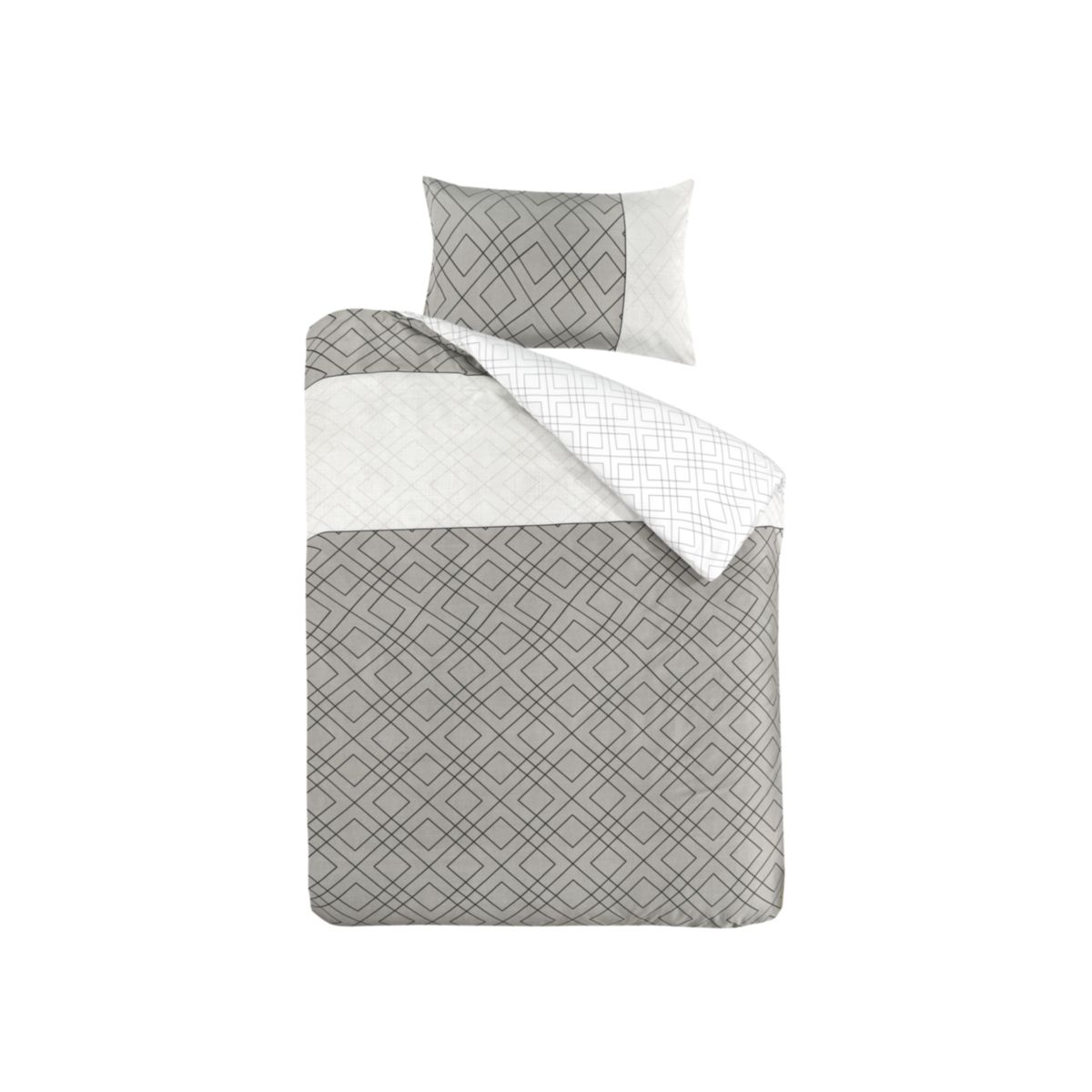 Bettwäsche Heather 125-NL Grau 240cm x 240cm