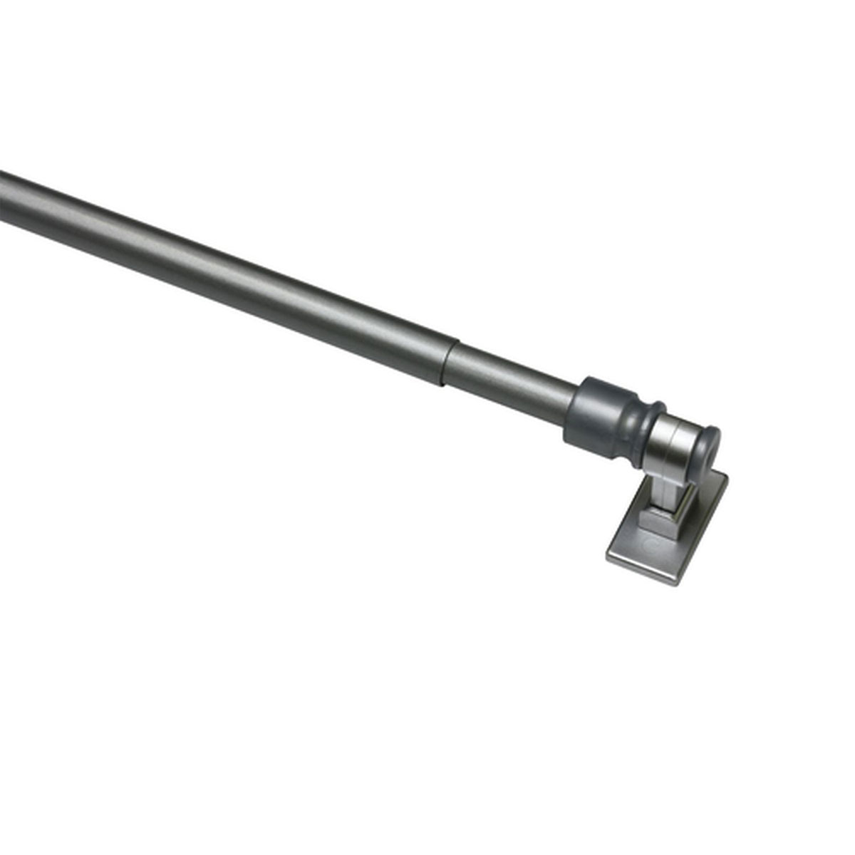 Gardinia Caféhausstange California Durchmesser 12 mm 50-85 cm silber-matt Bild 1