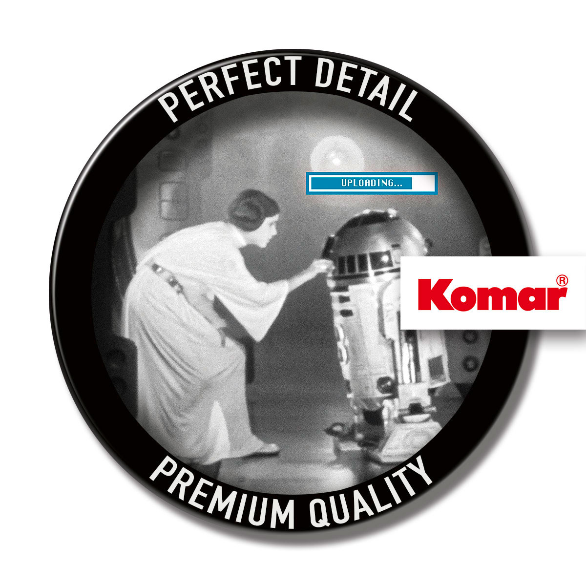 Komar  Wandbild Star Wars Classic Leia R2D2 Upload 70x50 cm Bild 4