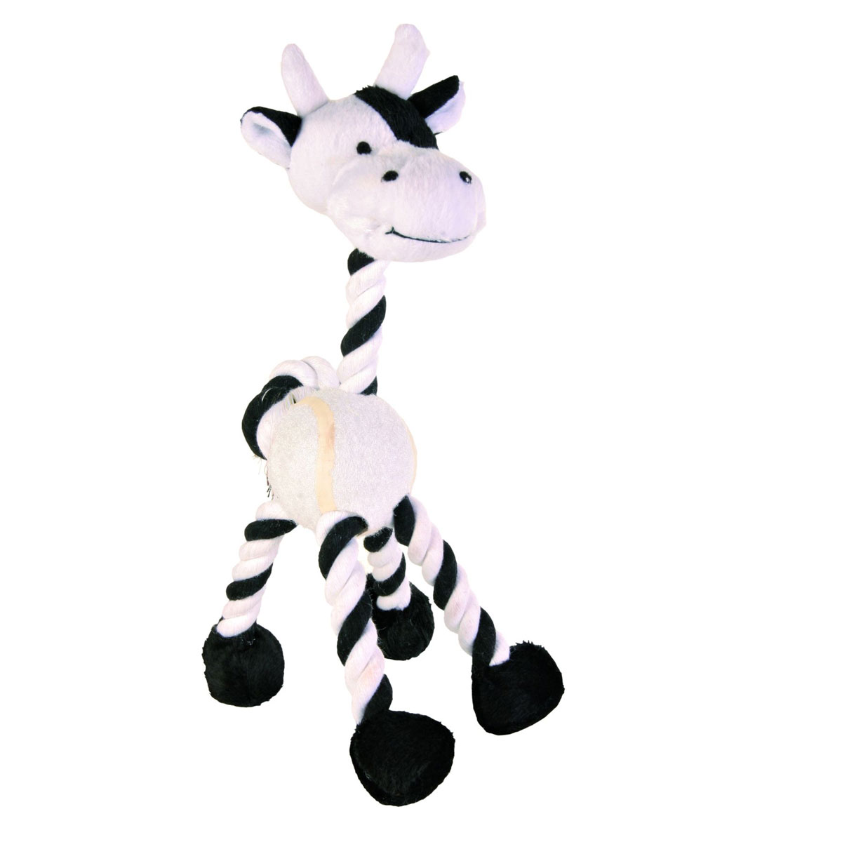 Trixie  Plüsch Tier mit Tau Tennisball 28 cm