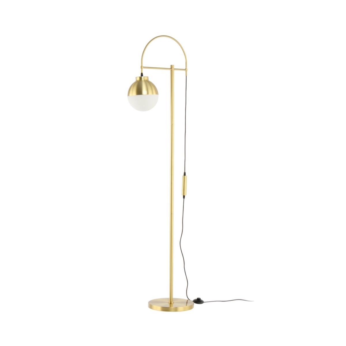 Stehlampe Lavina 125 weiss gold