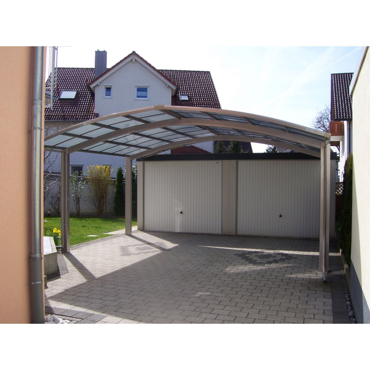 Ximax Carport Alu Portoforte 80 M-Ausführung Edelstahl-Look Bild 3