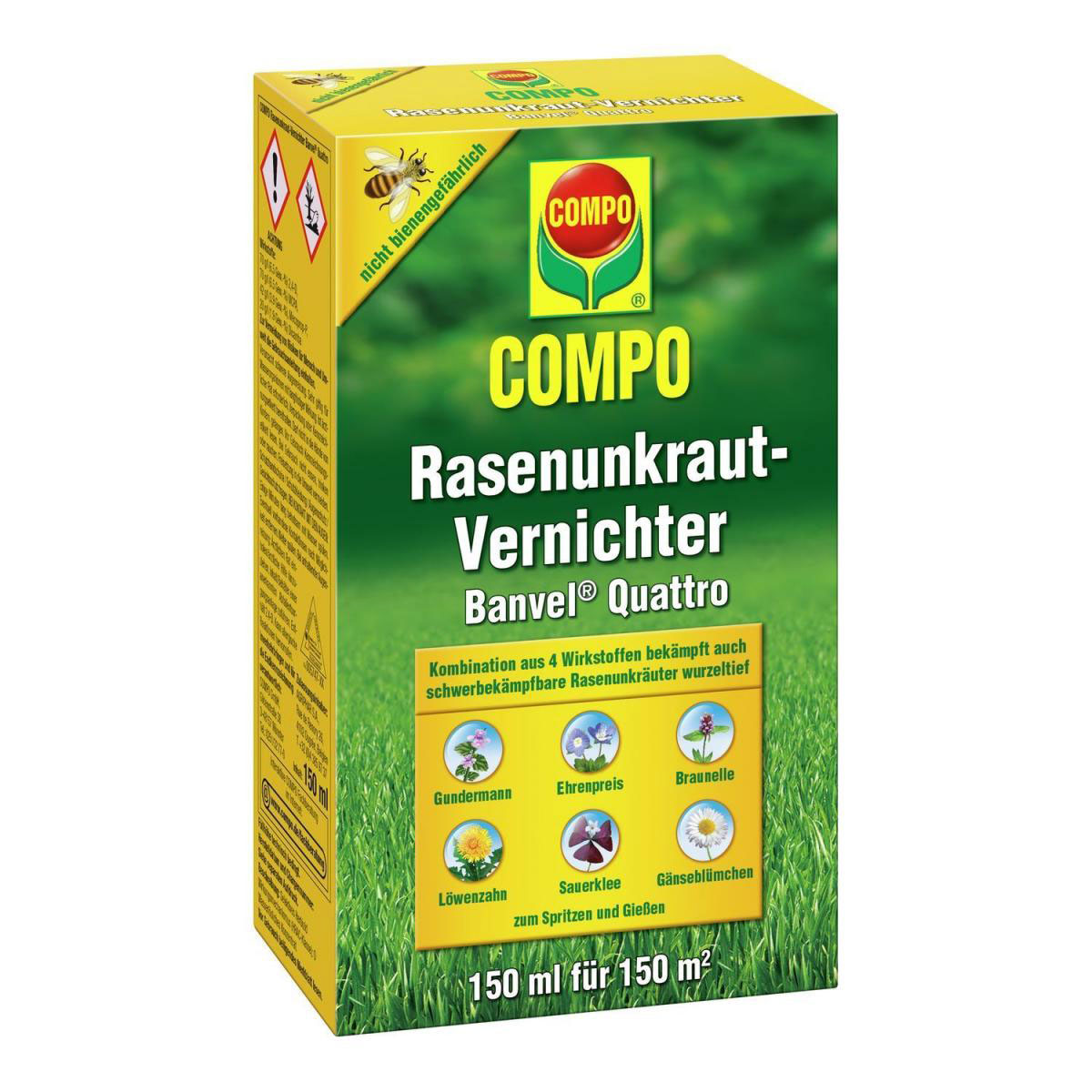 Compo Rasenunkraut-Vernichter Banvel Quattro 150 ml Bild 1
