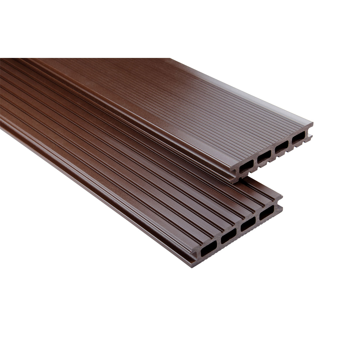 Kovalex Bodendiele Schokoladenbraun Stückweise auf Maß bis 600 cm 2,5 x 14,5