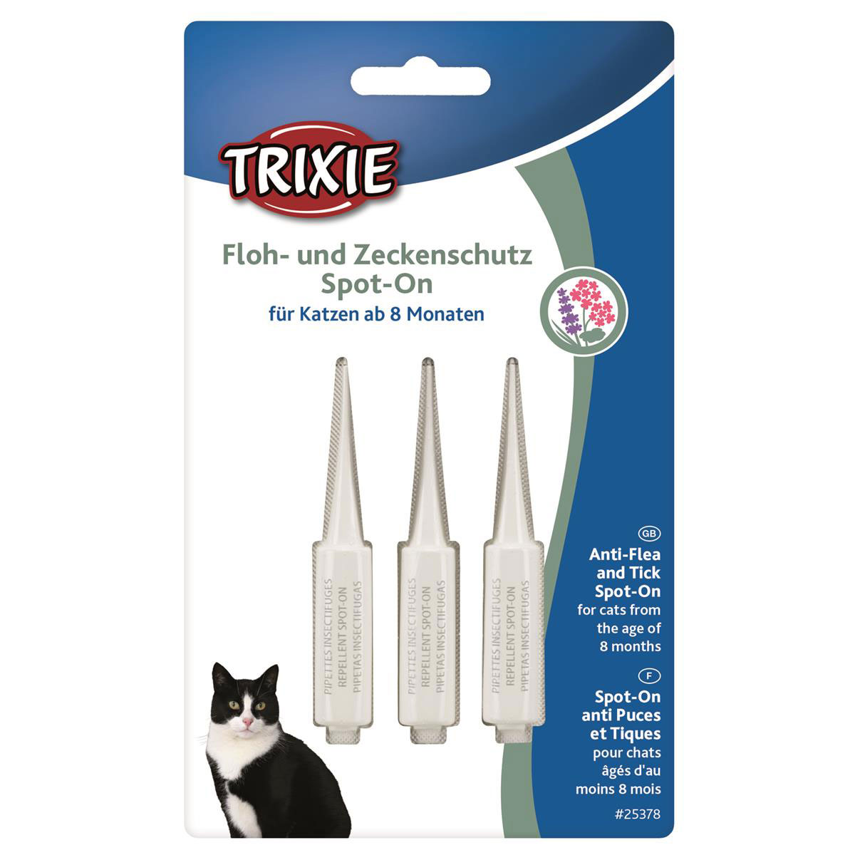 Trix Floh- und Zeckenschutz Spot-OnKatzen, 3x1ml