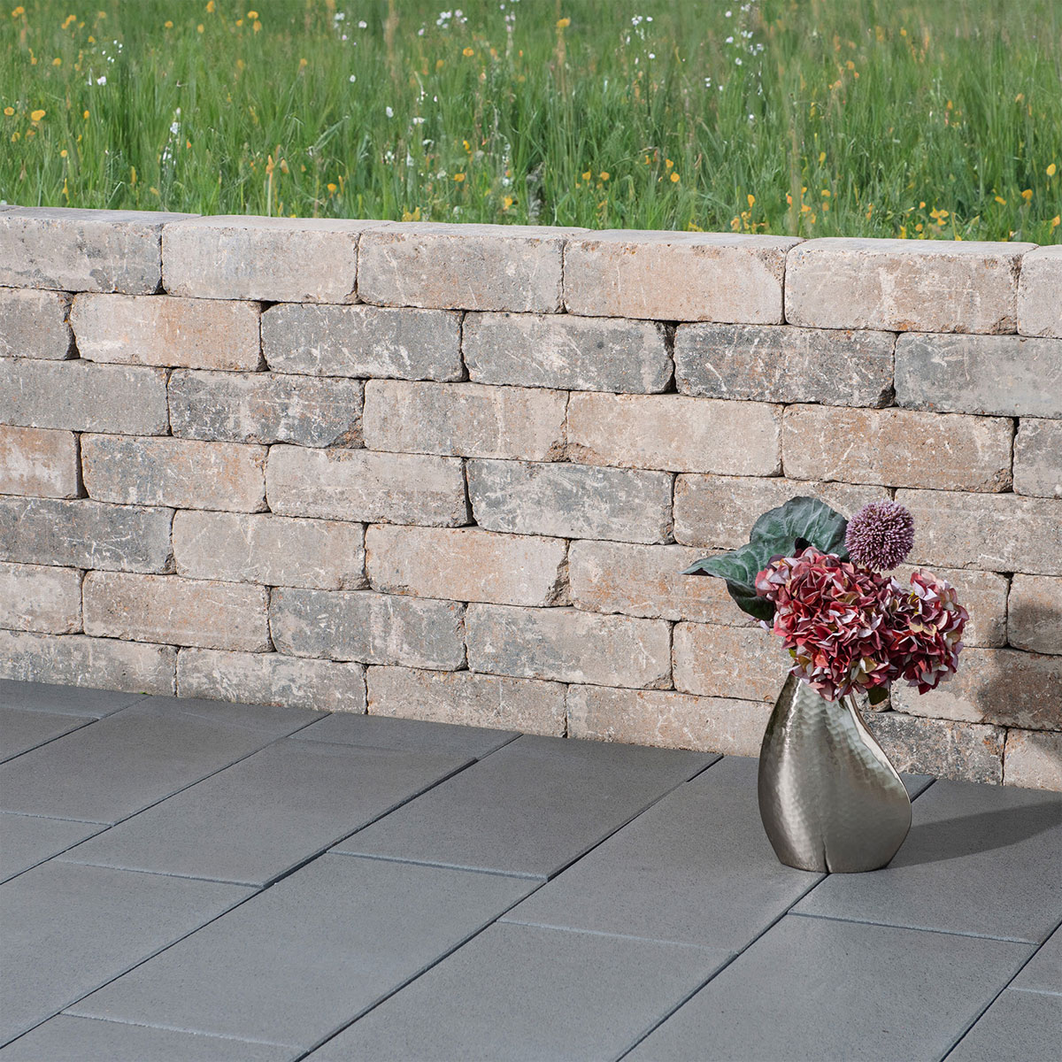 Diephaus  Mauerstein Antik Muschelkalk 42 x 21 x 14 cm Bild 3