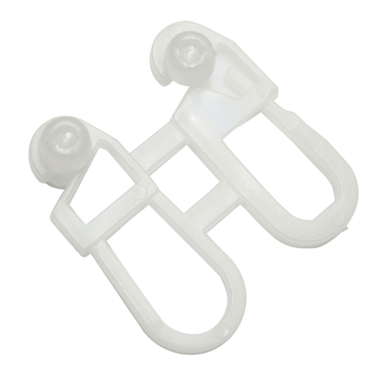 Gardinia Schleuderstab-Rollringe weiß