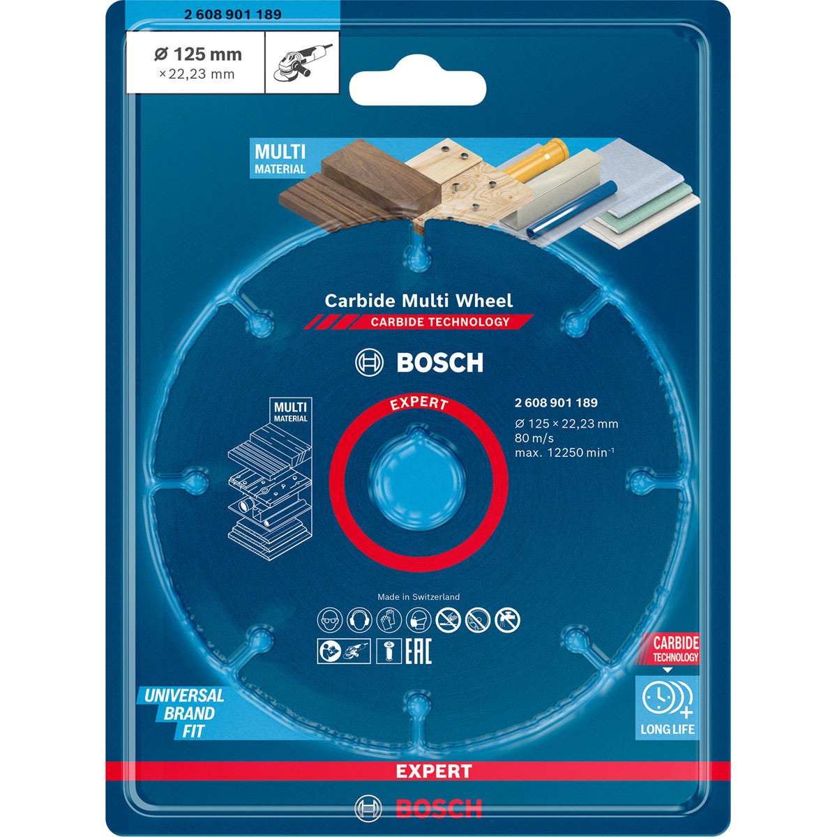 Bosch Professional  Expert Carbide Multi Wheel Trennscheibe 125 mm 22,23 mm Bild 2