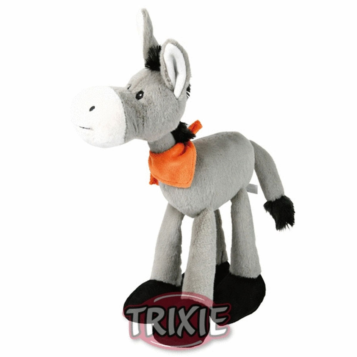 Trixie Dog Plüsch Esel mit Squeaker 24cm