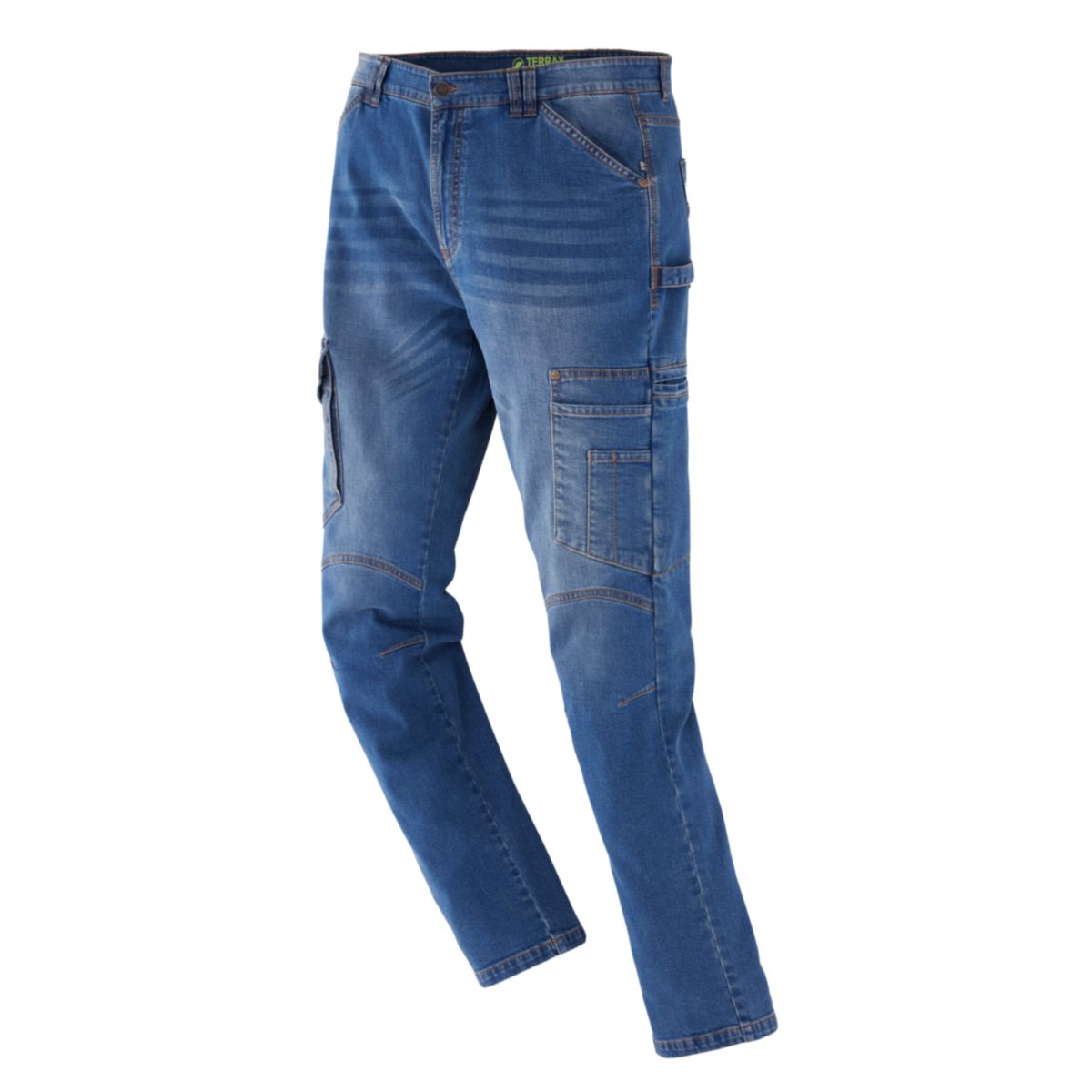 Terrax Workwear Herren Arbeitshose Denim Gr. 52 Marine