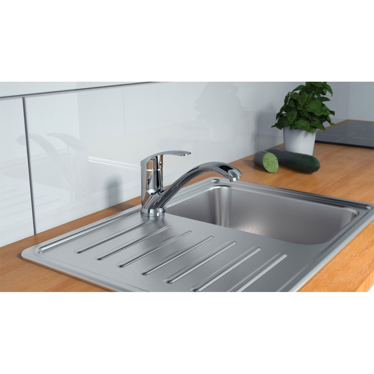 Eisl  Spültischarmatur „Rimini“ chrom  360° schwenkbar Bild 2