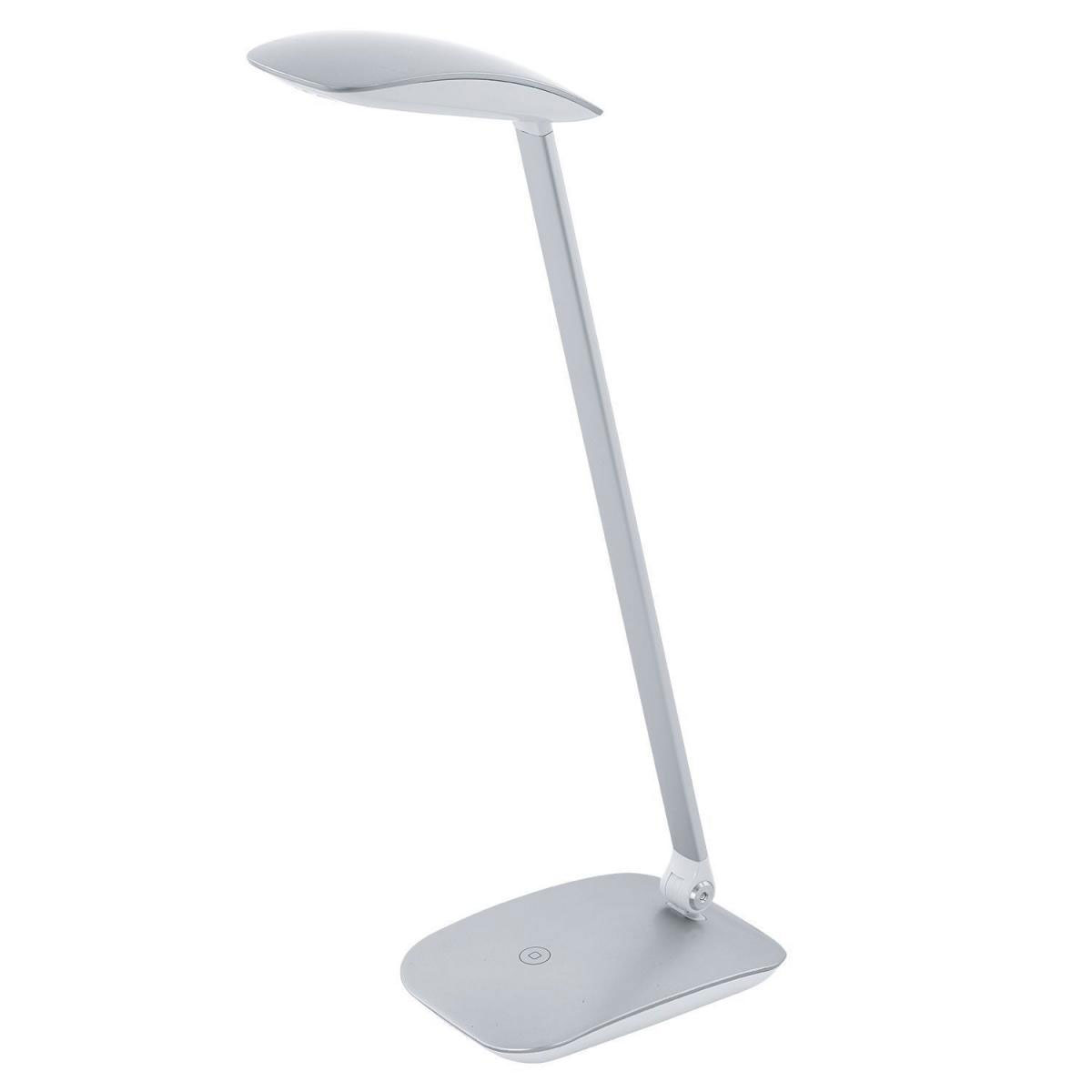 Eglo LED-Tischleuchte Cajero mit Touch und USB silber