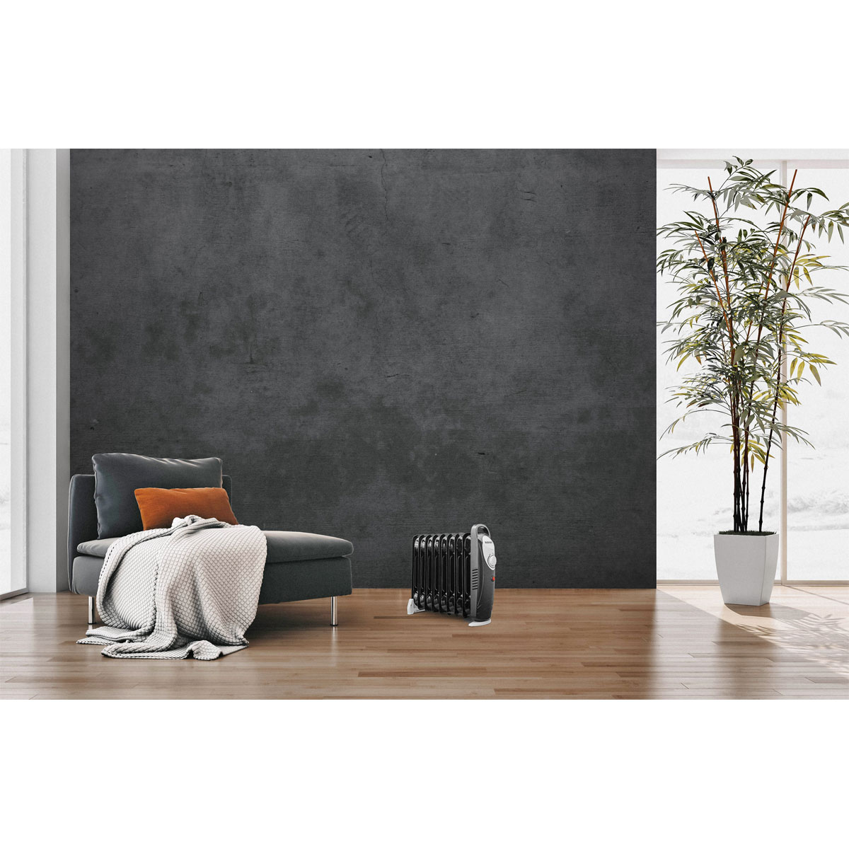 Rowi Ölradiator HOR 800/7/2 MINI 800 Watt 31 x 38 x 13,5 cm Bild 2
