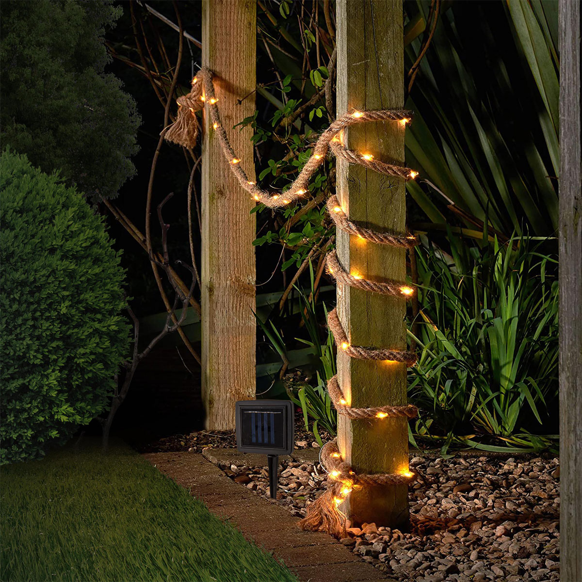 näve  Solarlichterkette Canamo Bild 5
