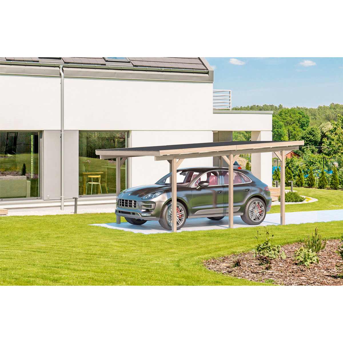 Carport mit Abdeckung 3,04 x 2,29 x 5 m Bild 3