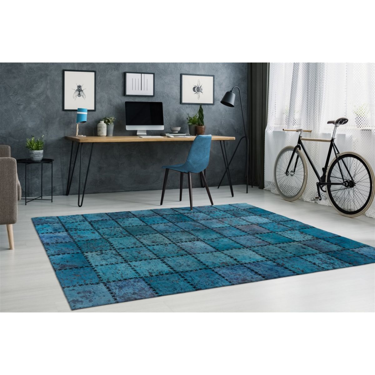 Voila 125 Türkis 200cm x 290cm Bild 3