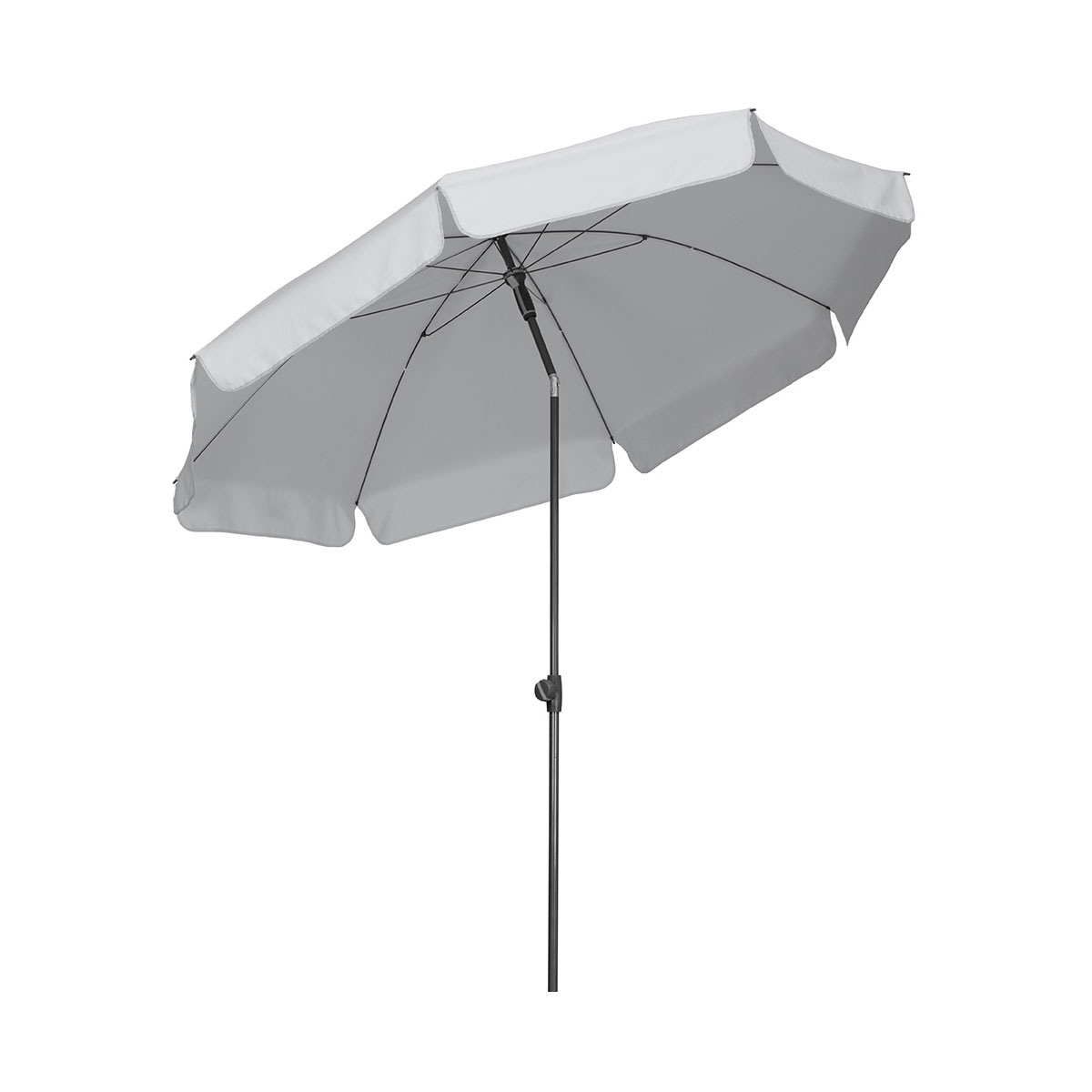 Schneider Schirme Sonnenschirm Aquila Durchmesser 200 cm silbergrau Bild 1