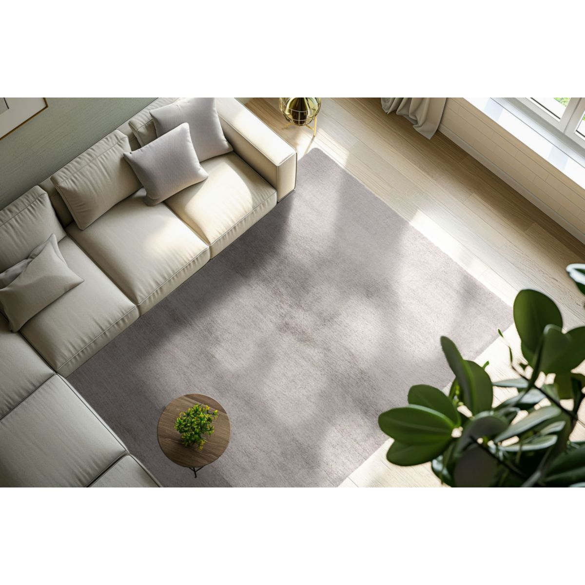 Luxe 525 Polargrau 120cm x 170cm Bild 6