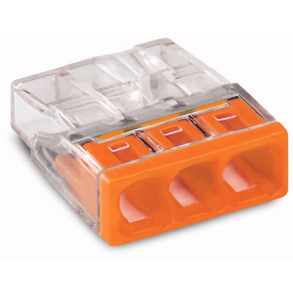 Dosenklemme Wago orange 3 x 0,5-2,5 mm² 30 Stück