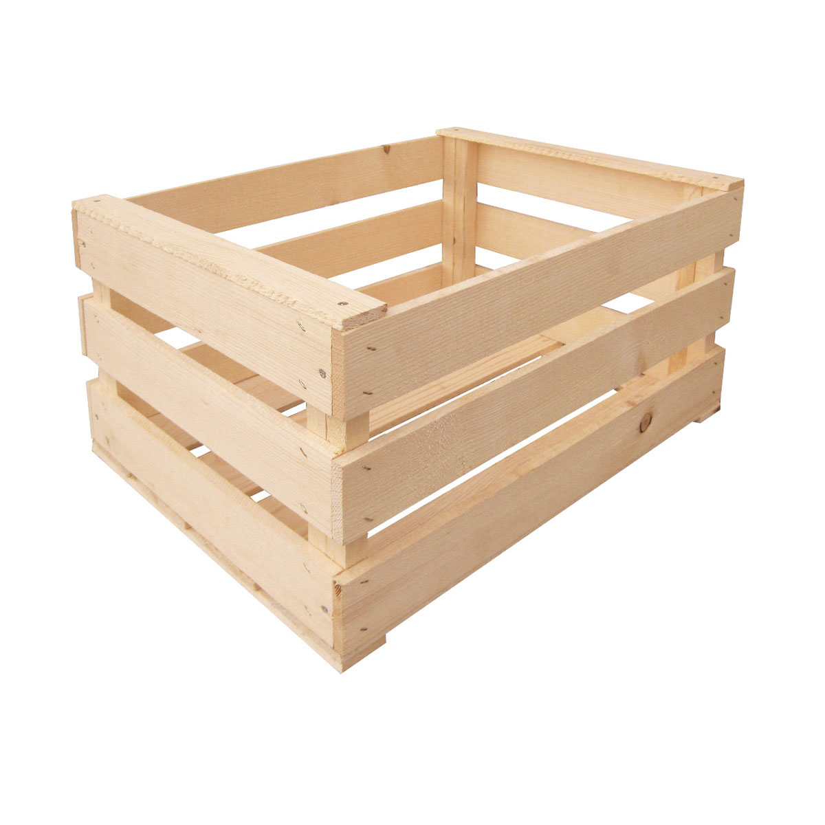 Holz-Obstkiste 50 x 39 x 28 cm