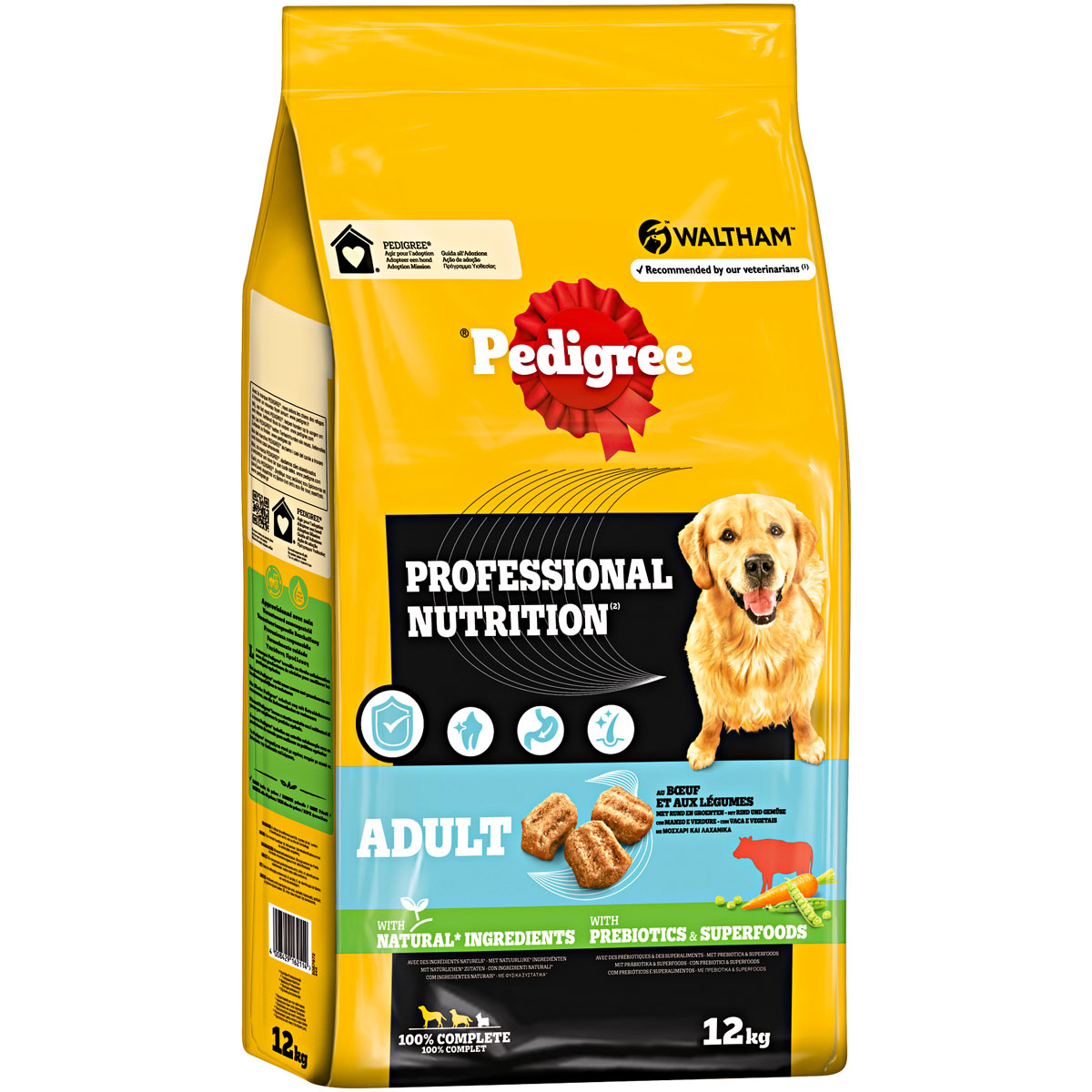 Pedigree Hundefutter Professional Nutrition Adult Rind und Gemüse 12 kg Bild 2