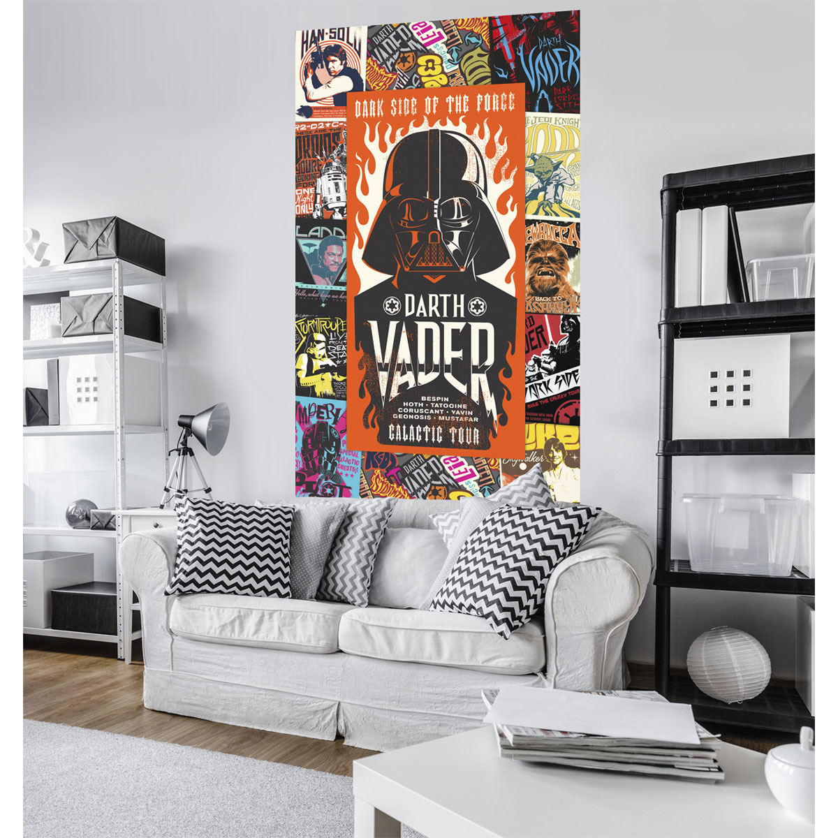 Komar  Vlies Fototapete Star Wars Rock on Posters 120x200 cm
