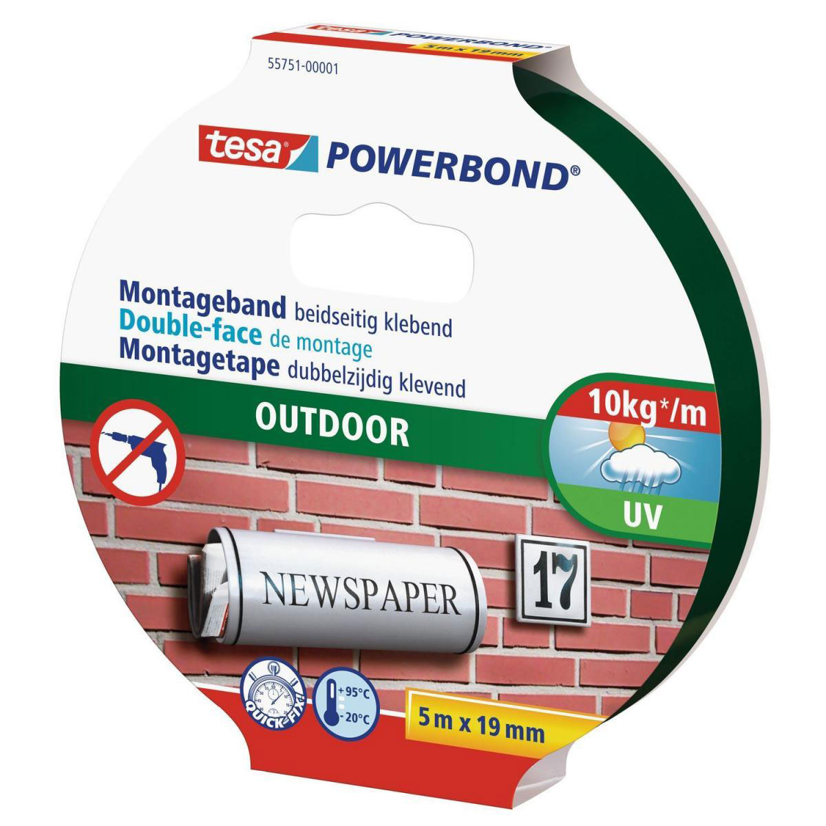 Tesa Powerbond 5mx19 mm Bild 2