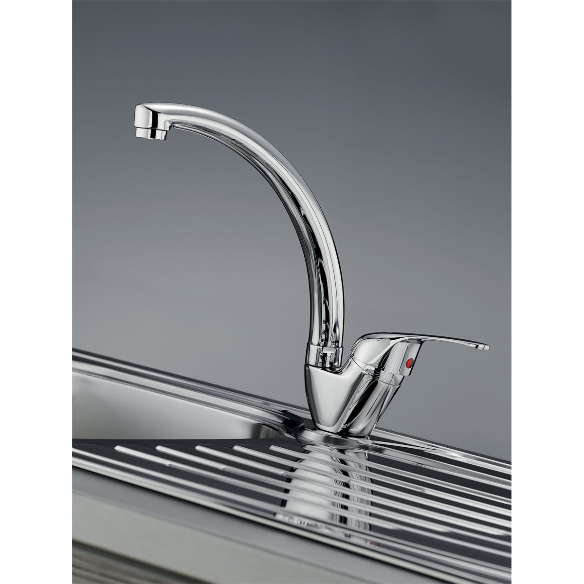 Pyramis Spültischarmatur „Sereno“ verchromt schwenkbar Bild 2