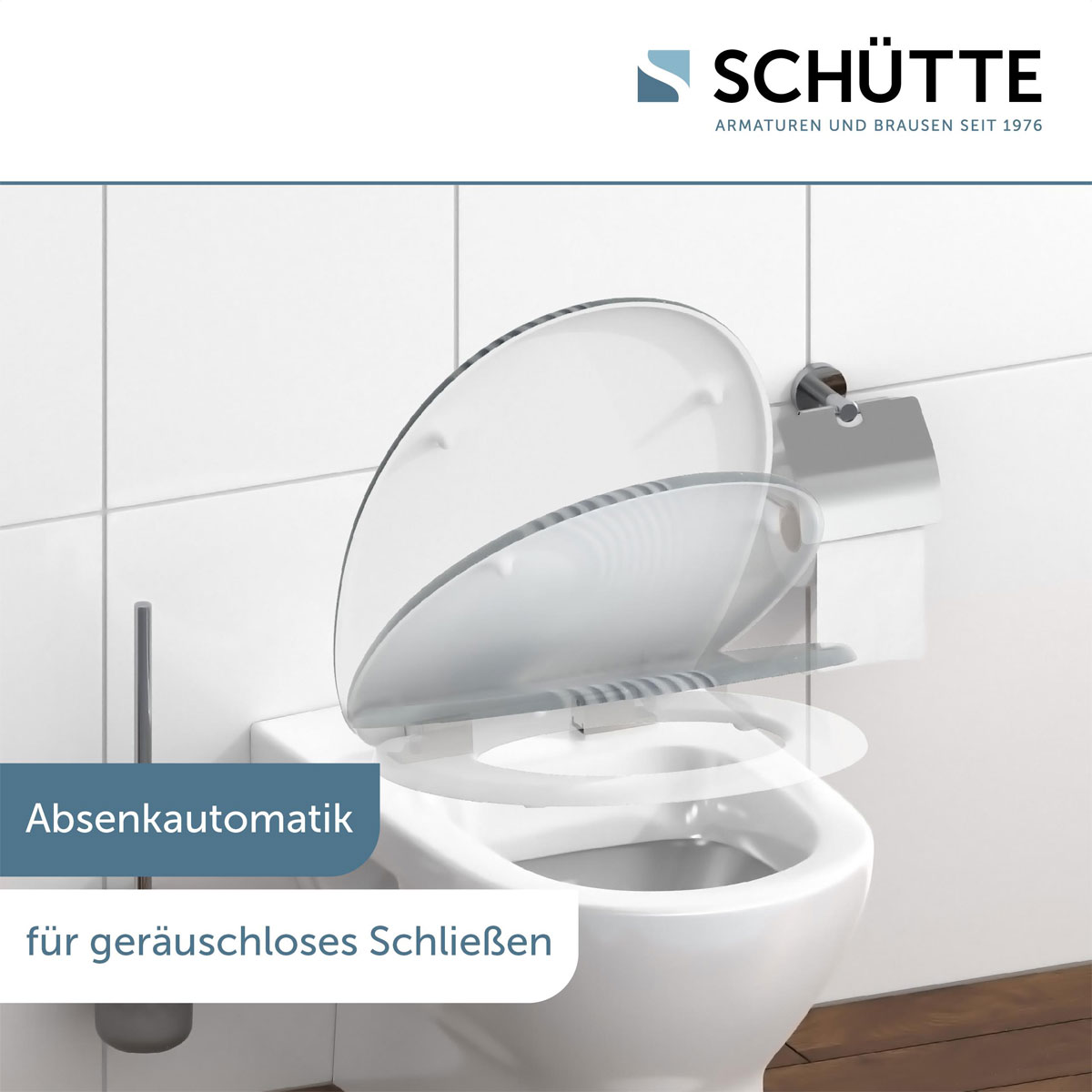 Schütte Duroplast WC-Sitz YING und YANG mit Absenkautomatik Bild 8