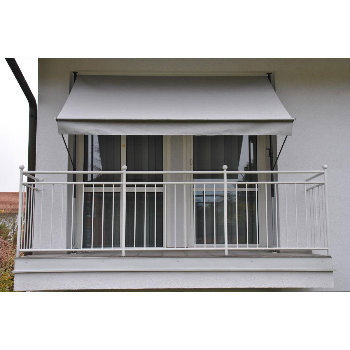 Angerer Freizeitmöbel GmbH Klemmmarkise hellgrau, 150 cm Bild 1