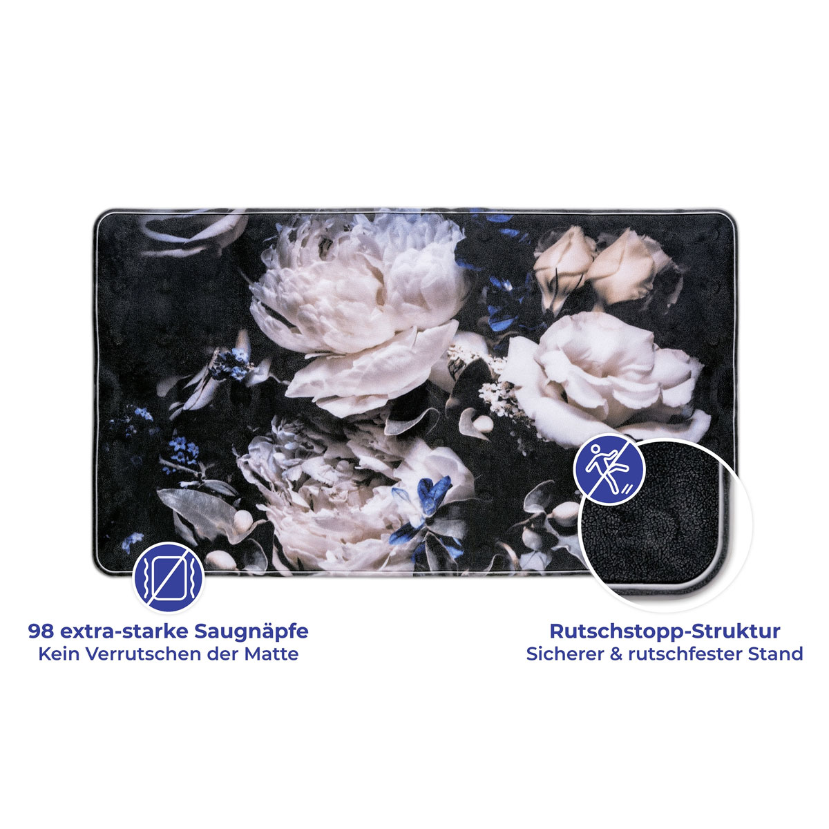 Wenko  Wanneneinlage Peony 70 x 40 cm Bild 5