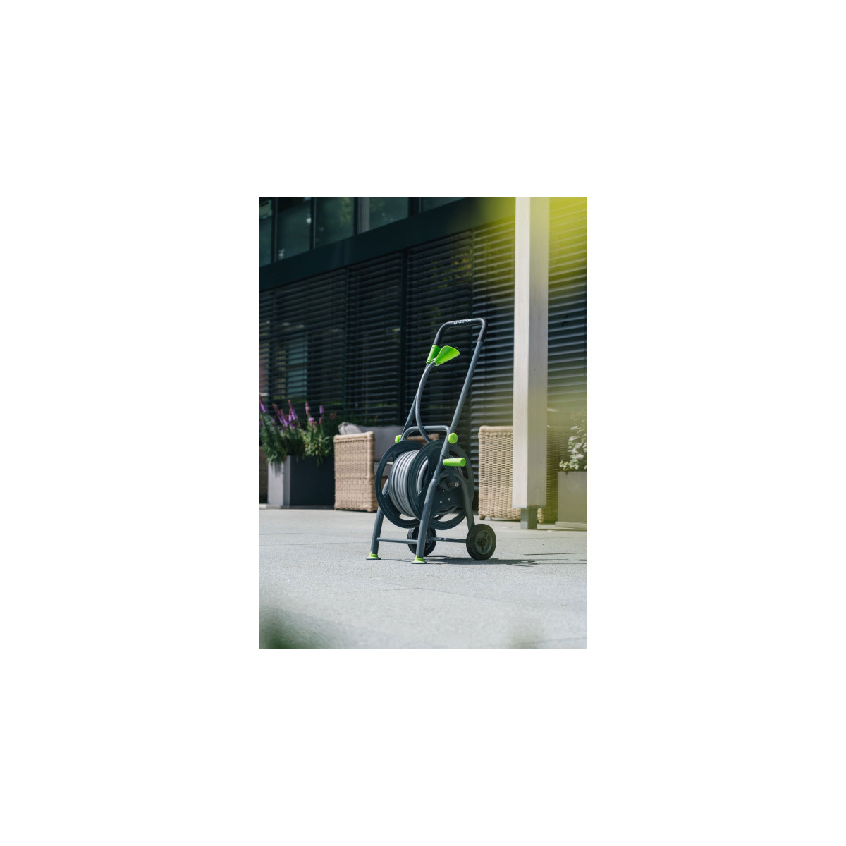 GEKA  Schlauchwagen Stahl pulverbeschichtet Bild 9