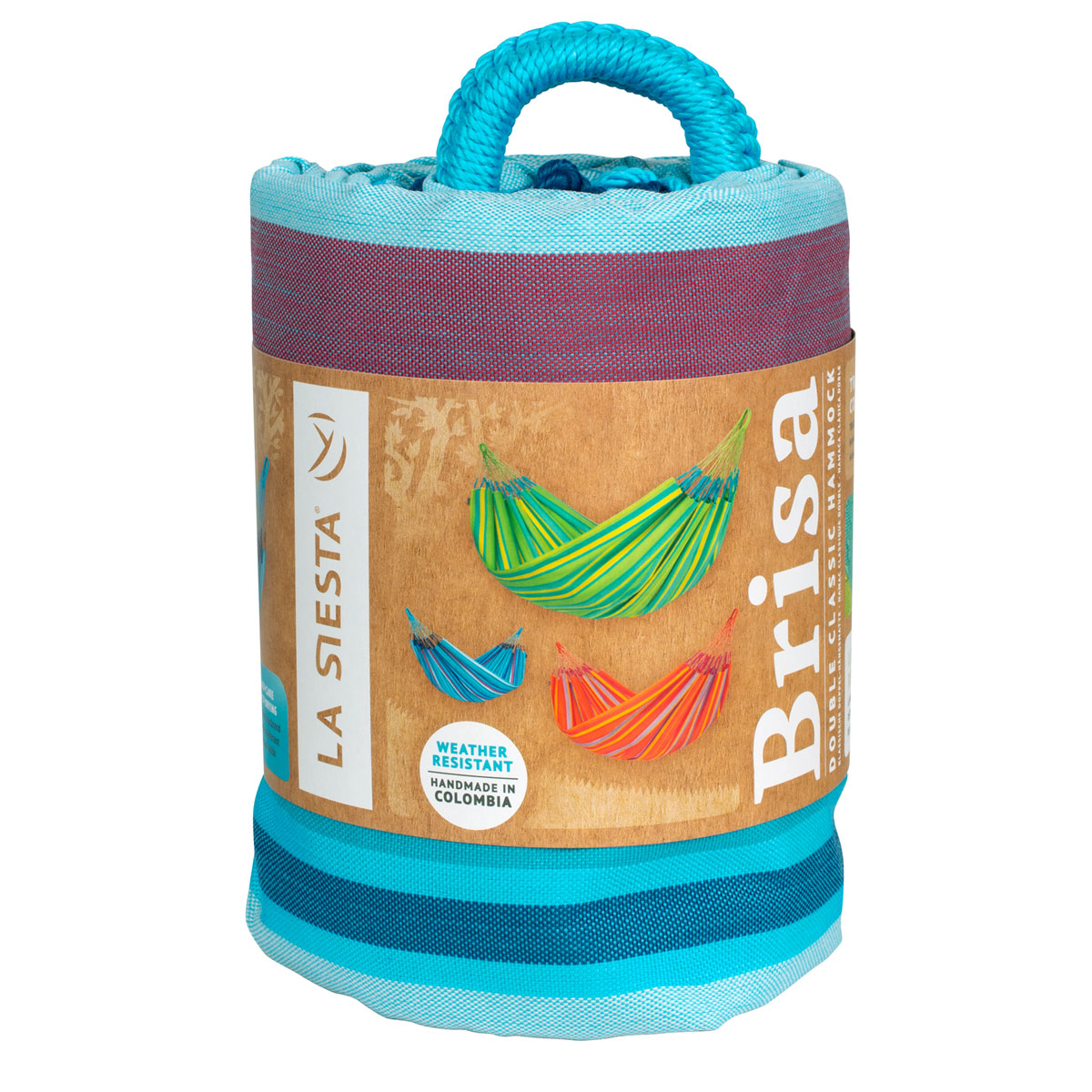 La Siesta Klassische Doppel-Hängematte Brisa Wave Wetterresistent Bild 3