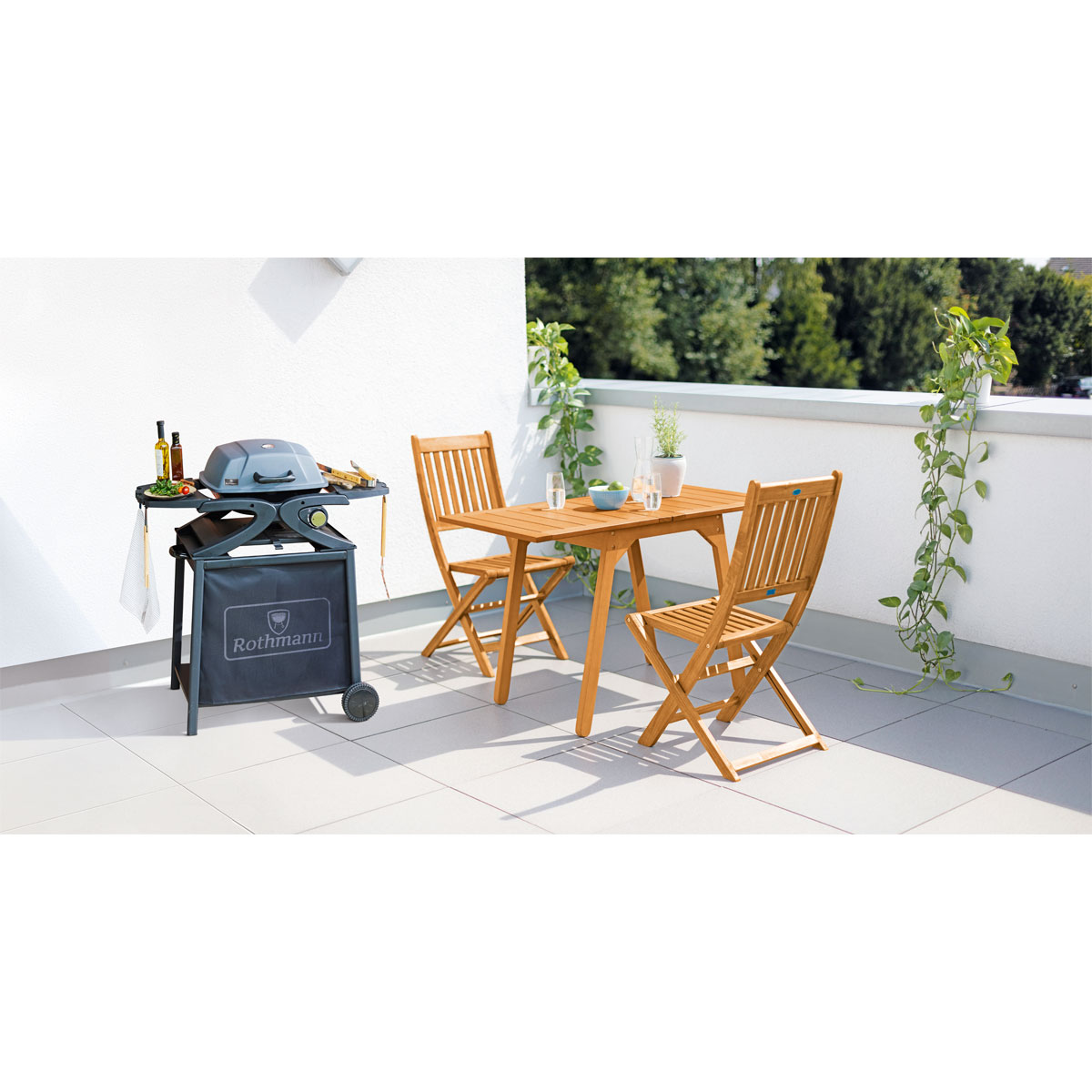 Rothmann Tisch-Gasgrill Denver Gesamtleistung 3,7 kW Bild 9