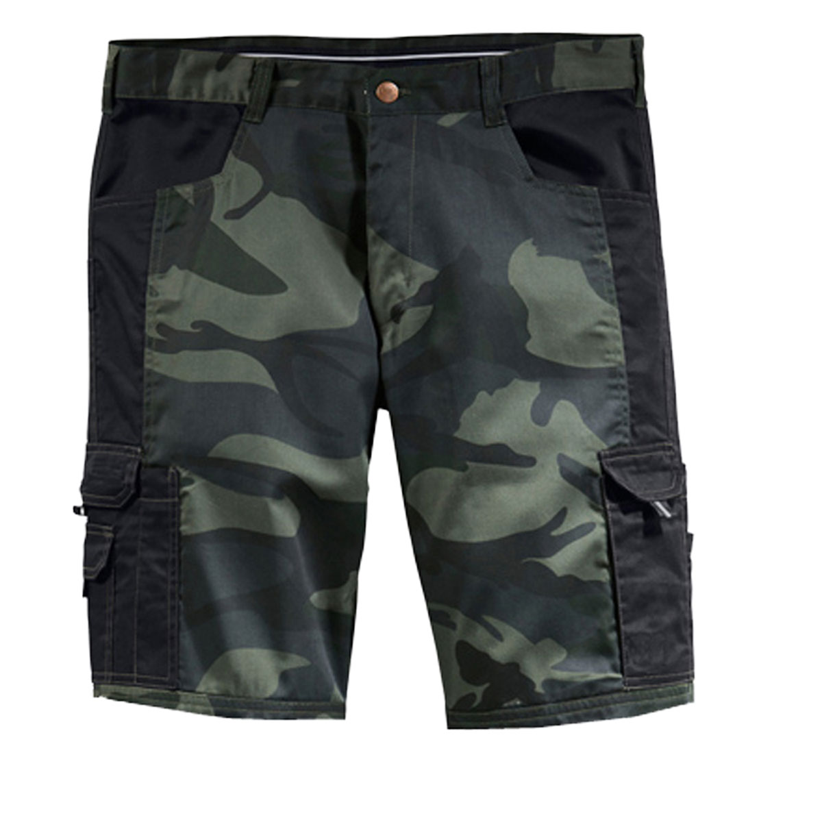 Scheibler Bermuda camouflage-schwarz Größe S