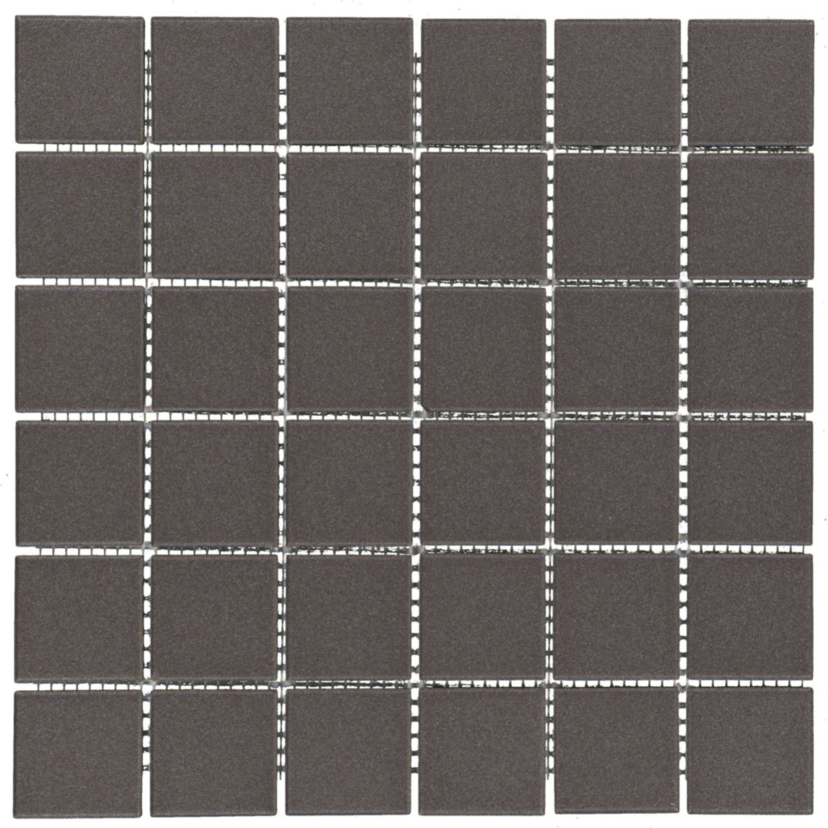 Mosaikfliese Vitra Uni Black 30 x 30 cm