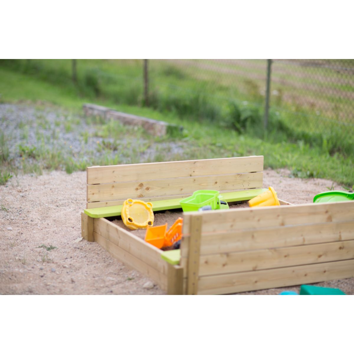 Wendi Toys Sandkasten Maus inkl. Deckel 116,6x117x38,5 cm Bild 4