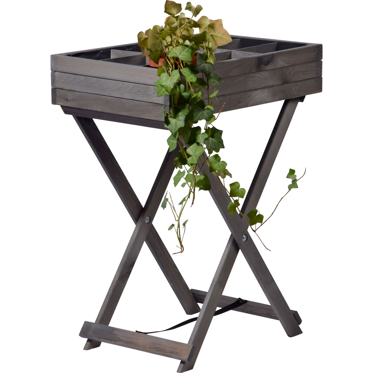 dobar Hochbeet faltbar 58 x 38 x 75 cm grau Bild 8