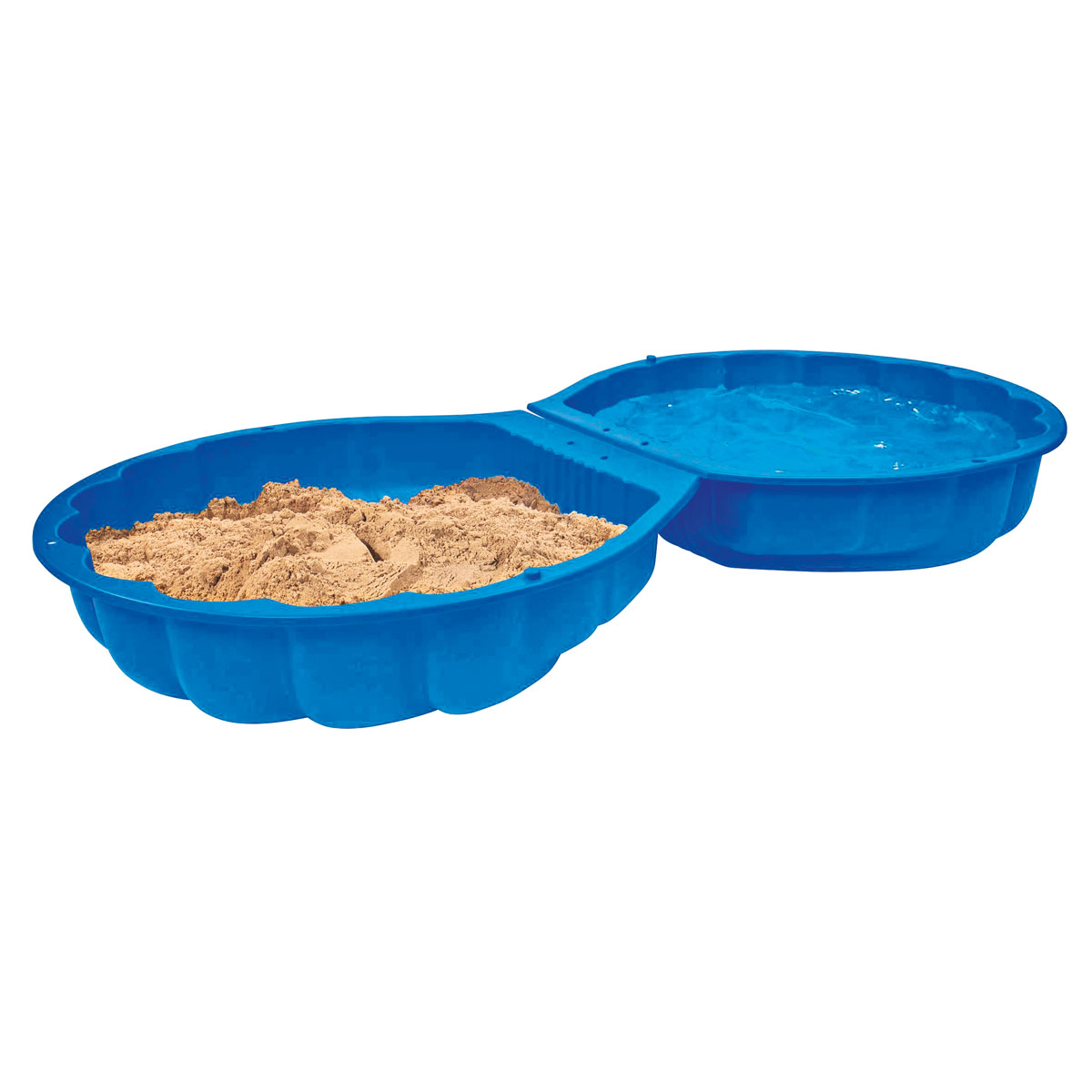 Sand- und Wasserspielmuschel blau