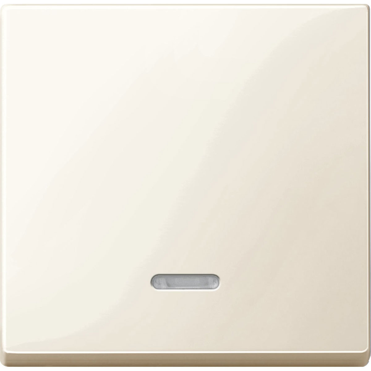 Merten  Abdeckung für Kontrollschalter System M weiß glänzend