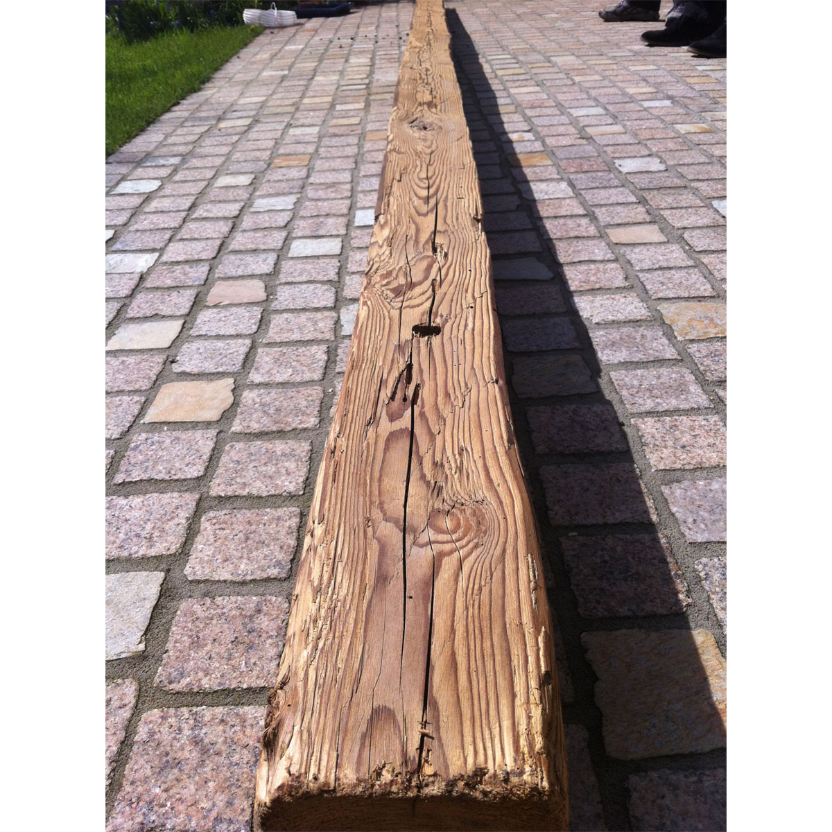 JÜRGENS  Altholz-Sparren natur 250 x 12 x 10 cm Bild 2