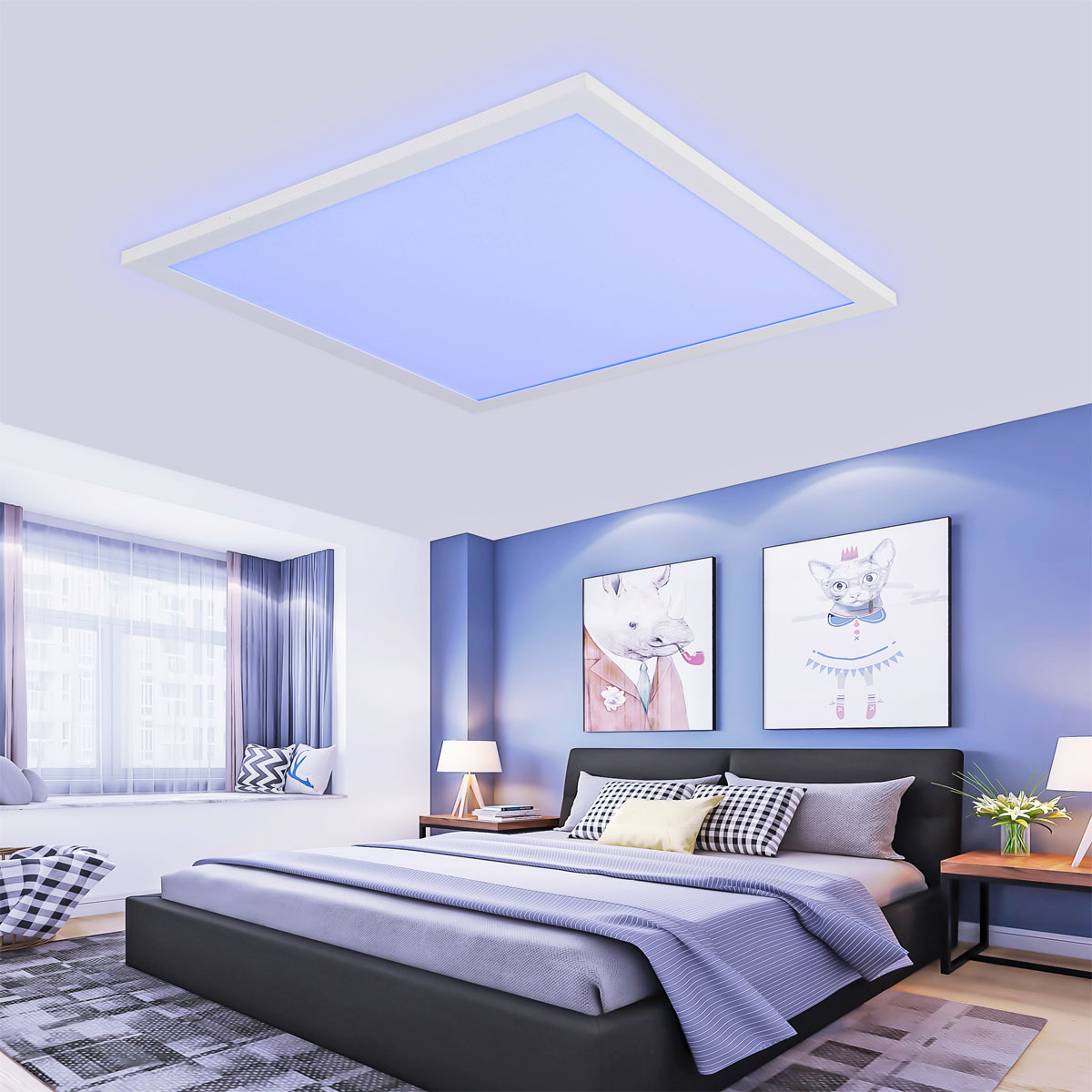 Flector Smartes LED-Panel Connect weiß 45 x 45 x 5 cm Bild 7