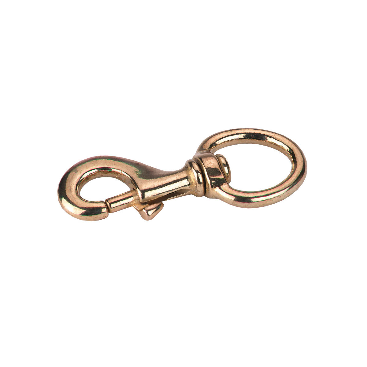 Karabinerhaken schwer messing