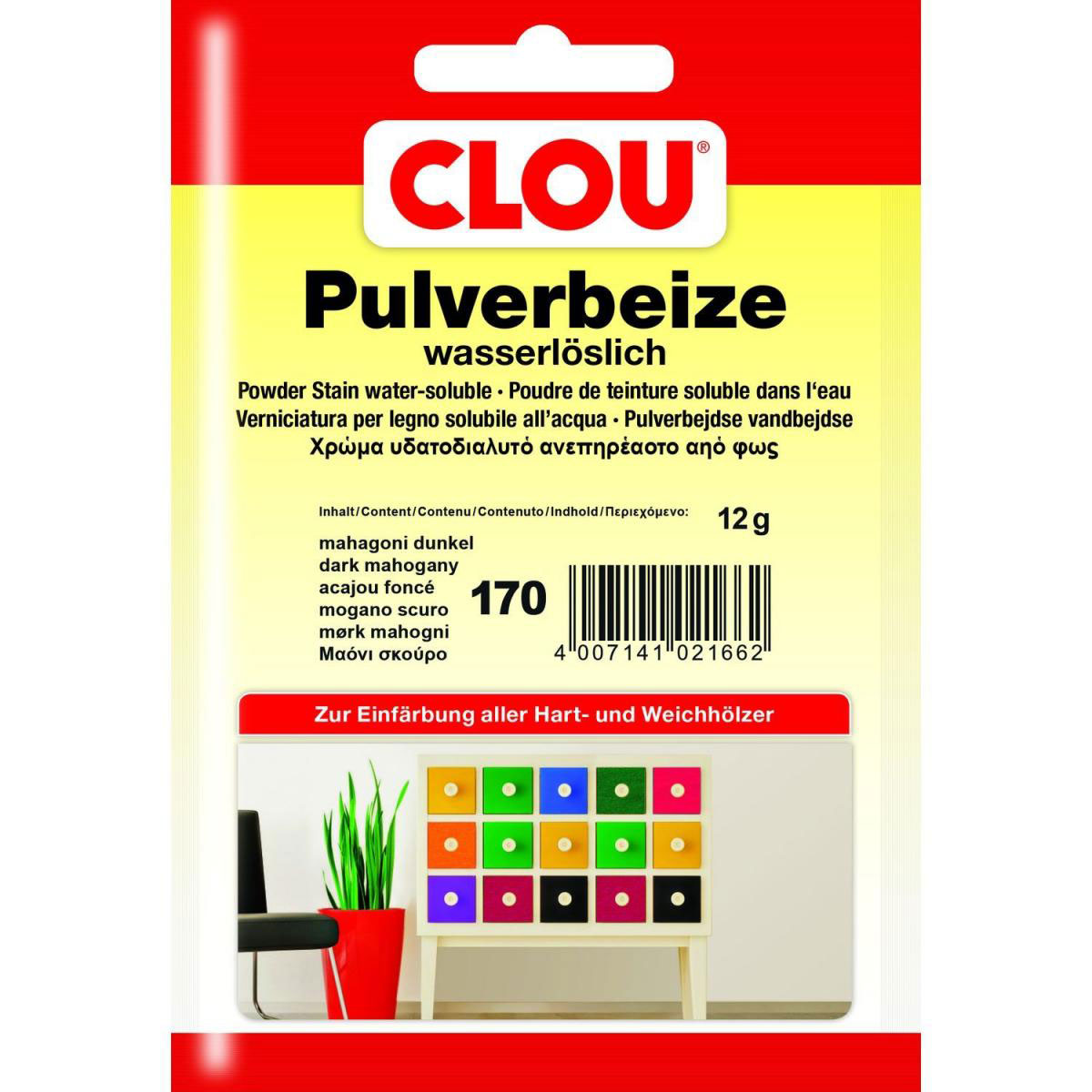 Clou Pulverbeize Mahagoni hell 12 g
